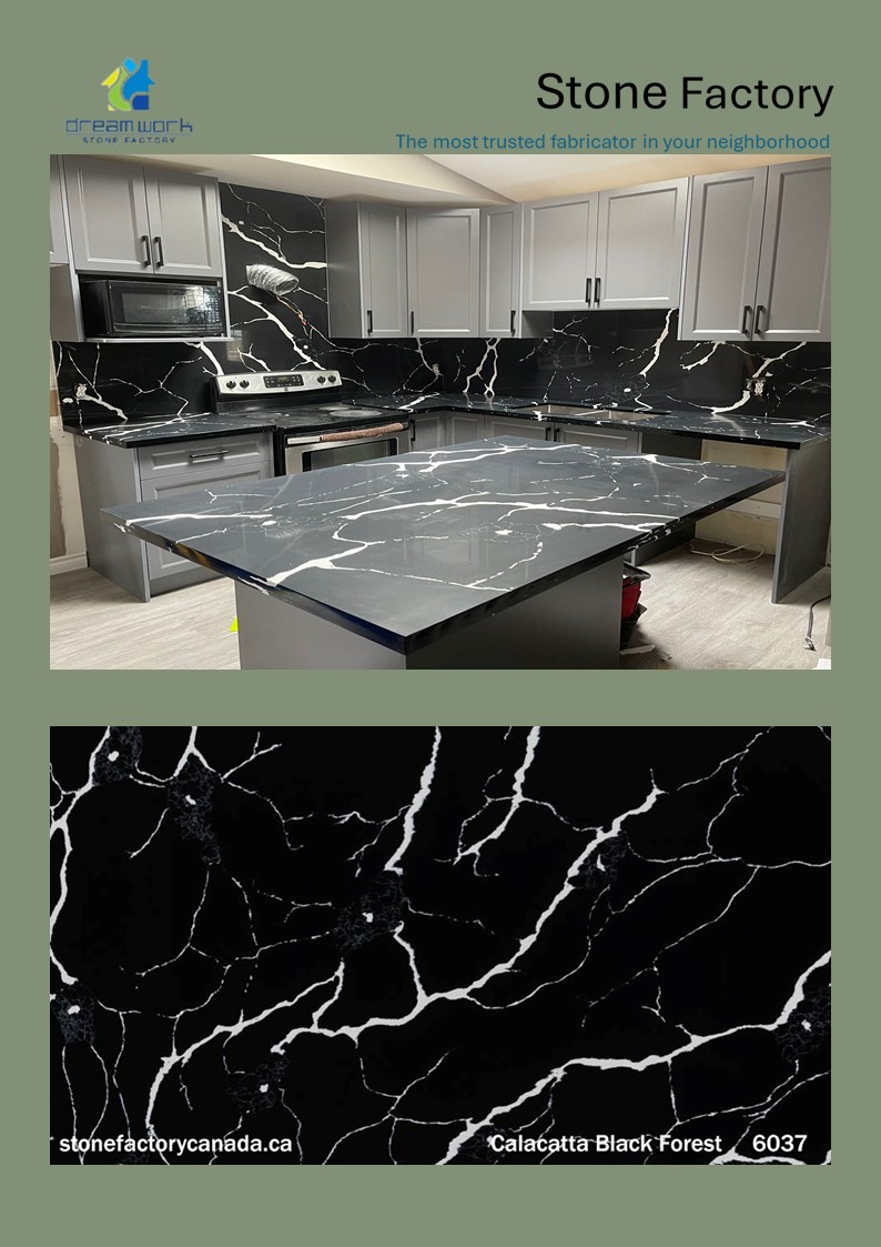 6037 Calacatta Black Forest