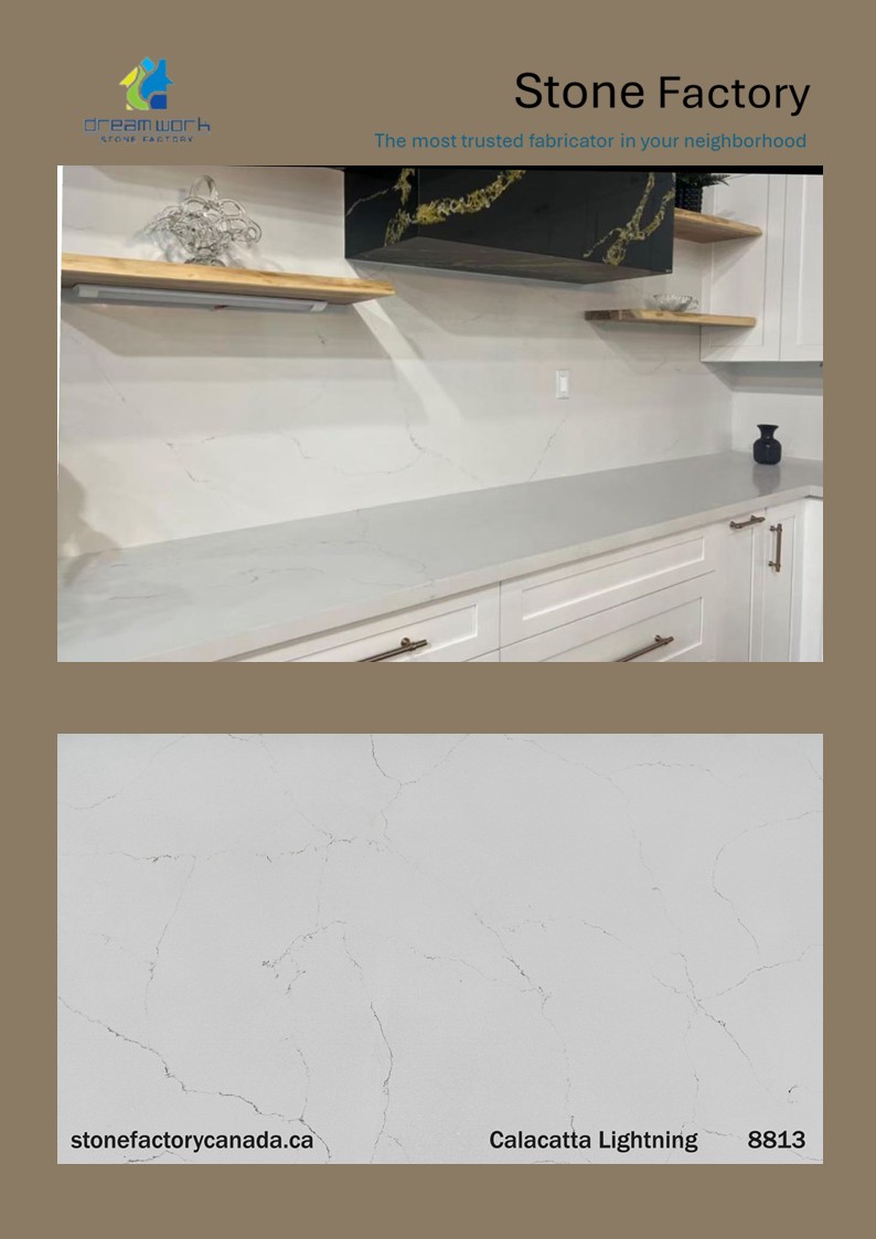 8813 Calacatta Lighting