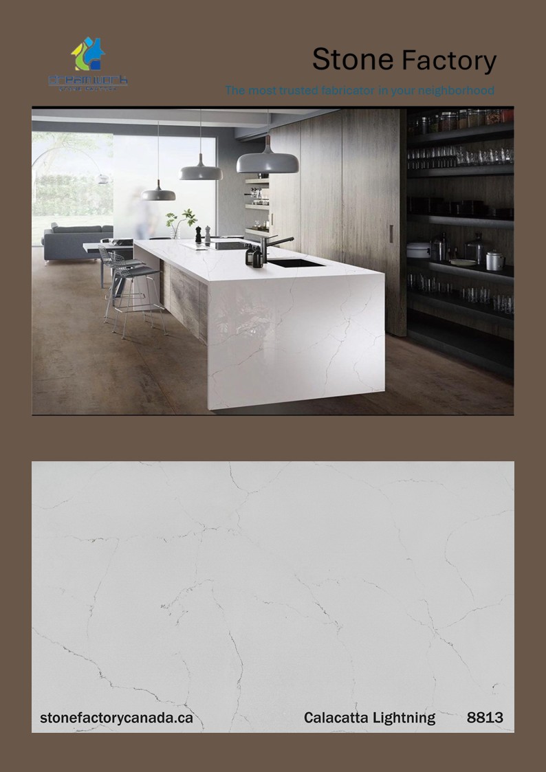 8813 Calacatta Lighting