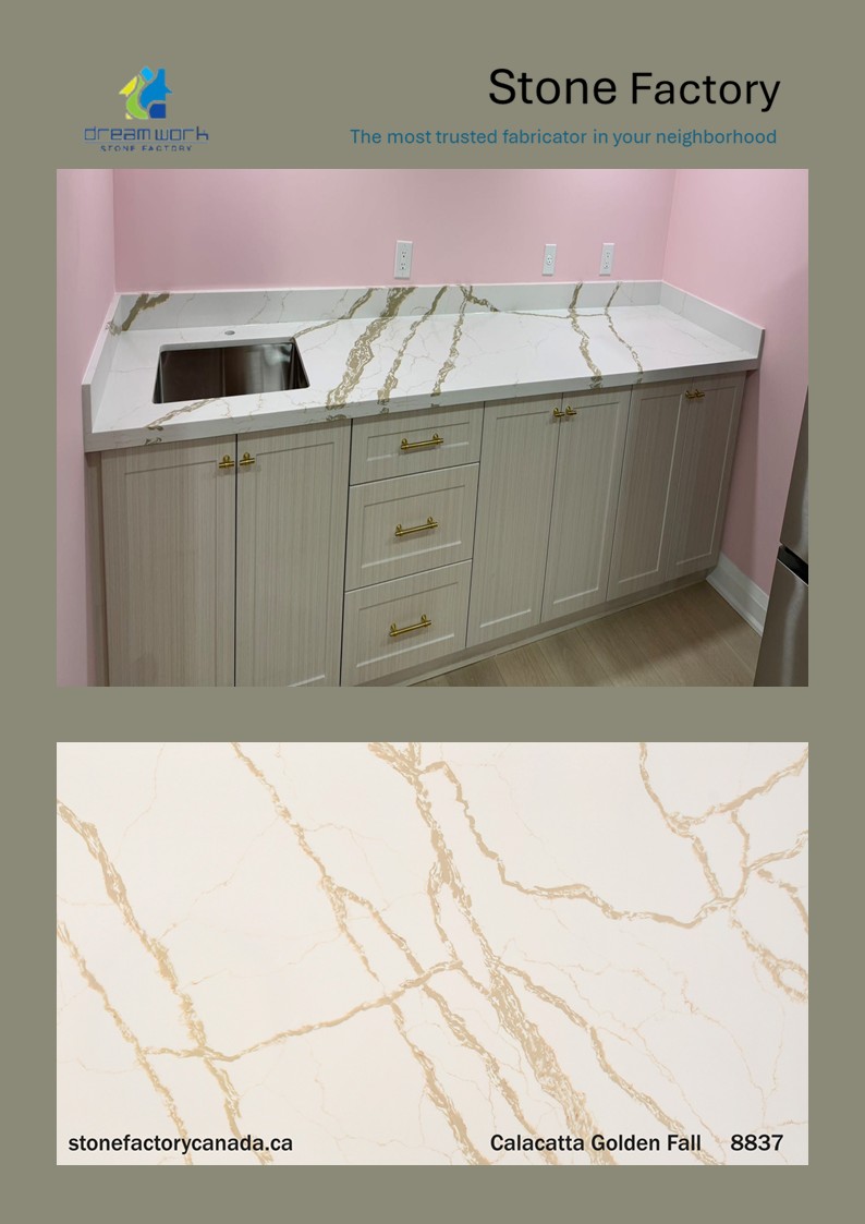 8837 Calacatta Golden Fall