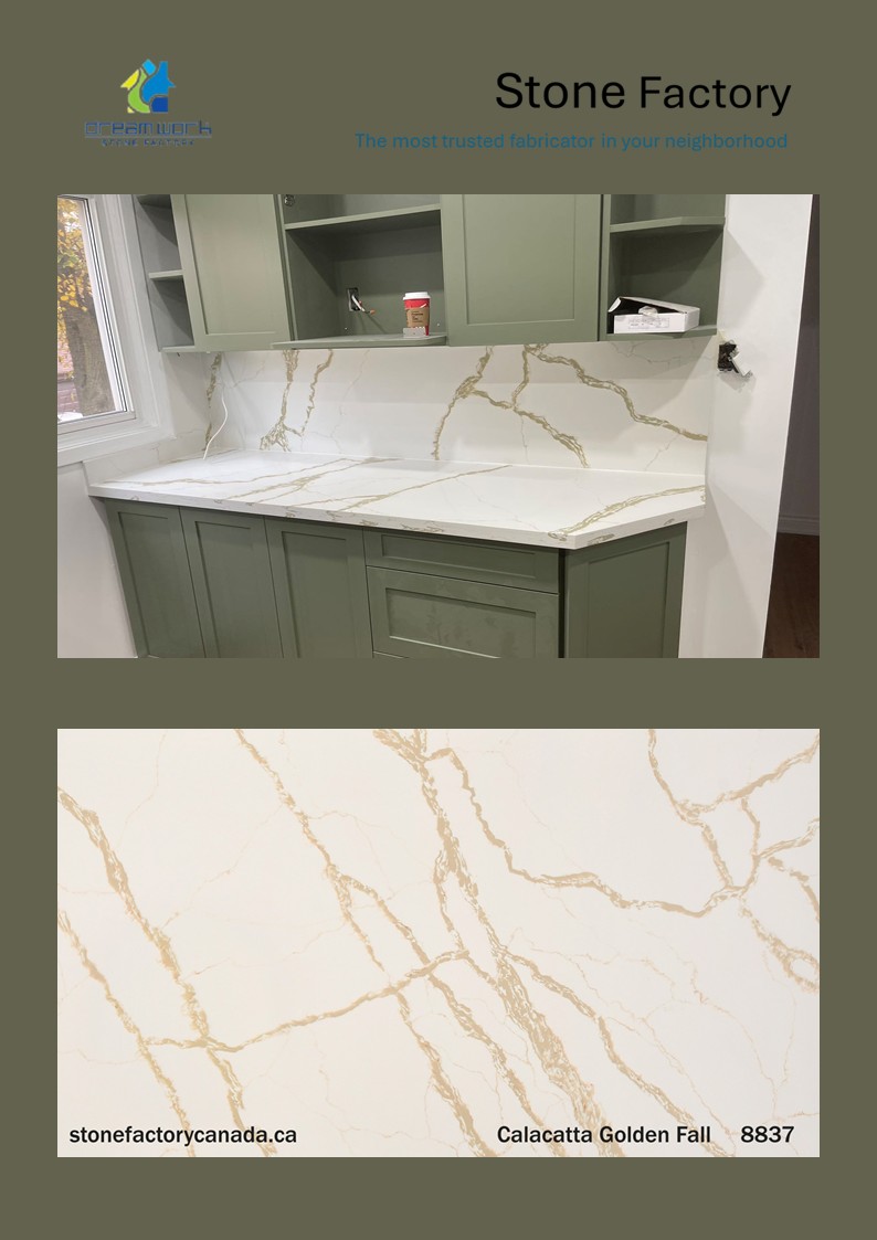 8837 Calacatta Golden Fall