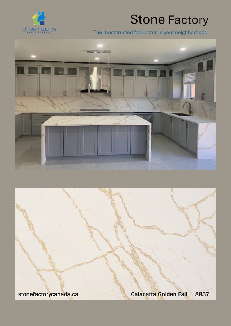 8837 Calacatta Golden Fall